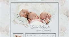 Desktop Screenshot of littlepearls.de